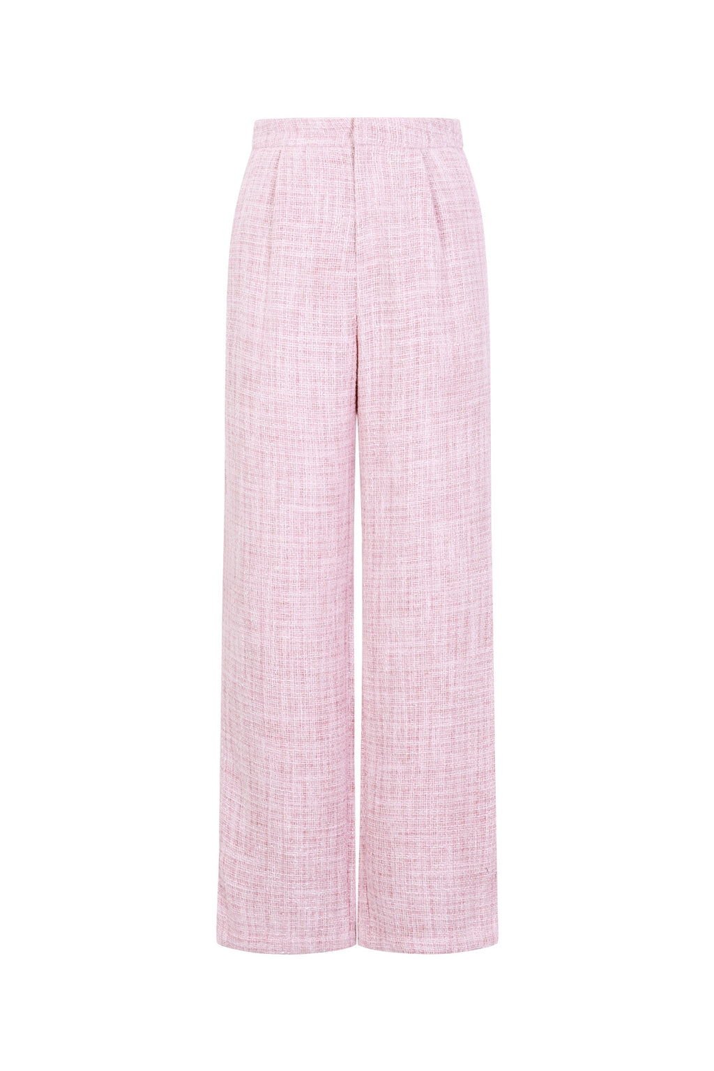 Polyestervezel (polyester) Rechte broek Geruit Elegante herfst/winterkleding