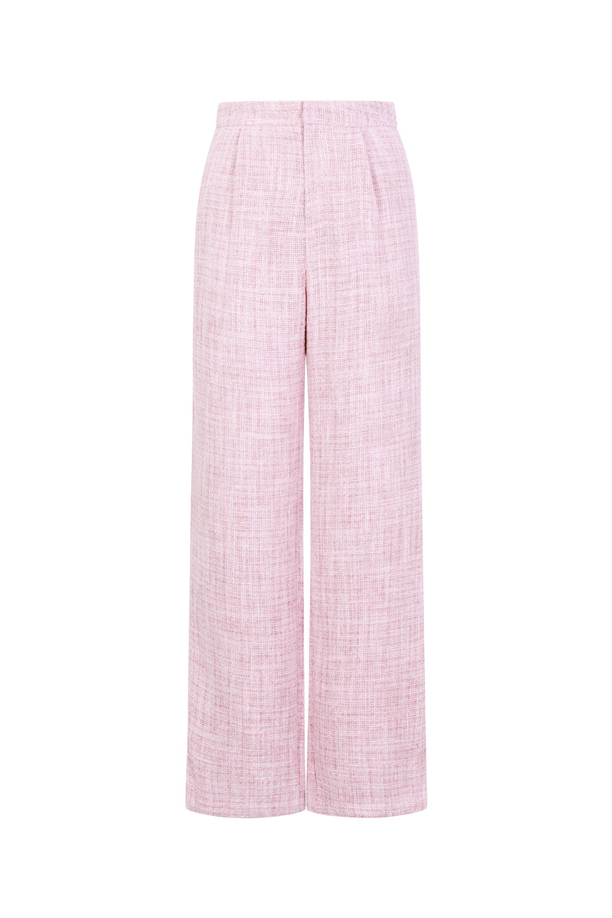 Polyestervezel (polyester) Rechte broek Geruit Elegante herfst/winterkleding