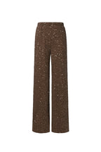 Polyestervezel (polyester) Rechte broek Pailletten Elegante herfst/winterkleding