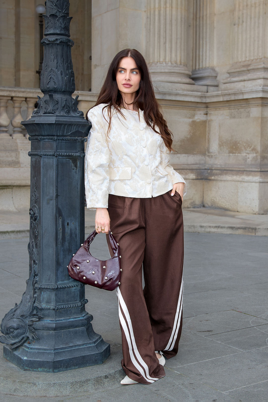 De Jacky gestreepte broek