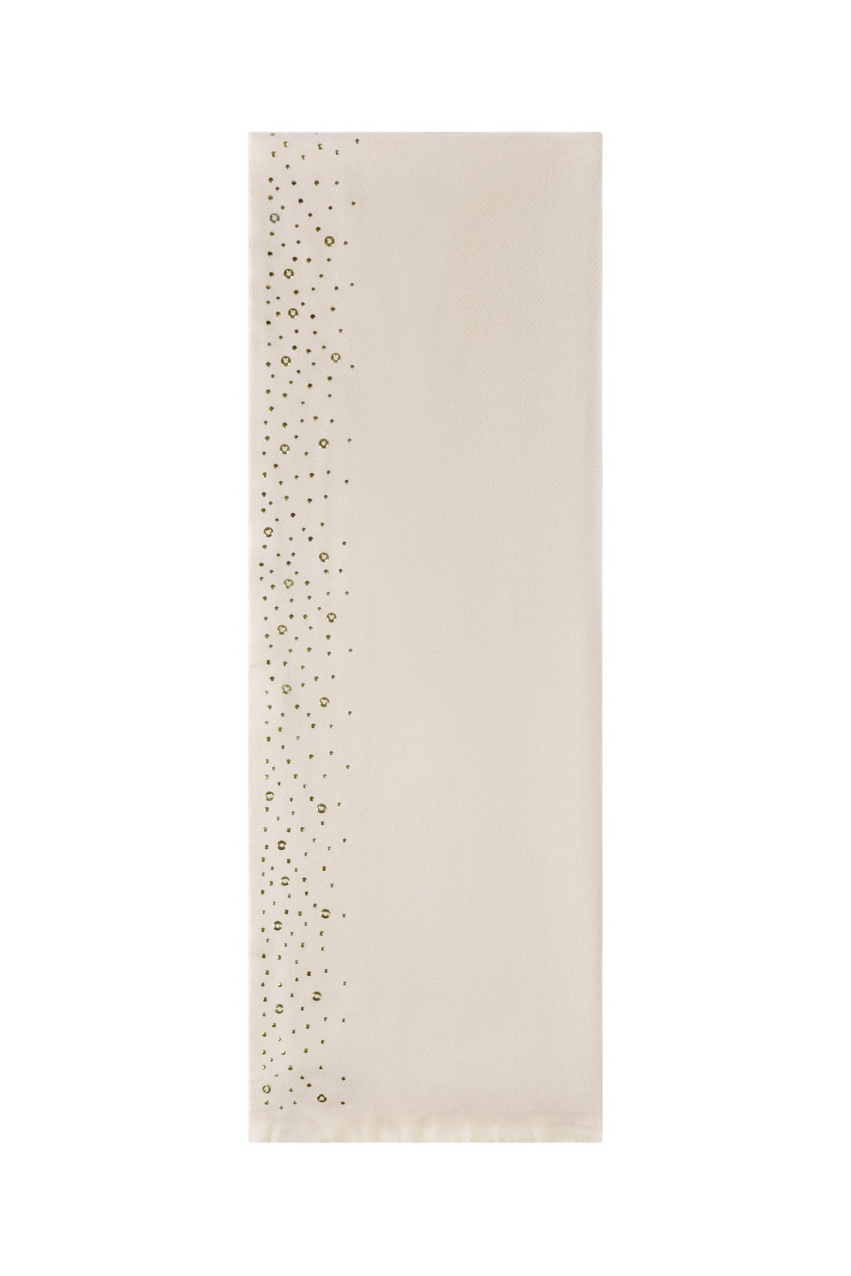 Wintersjaal met steentjes