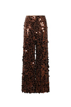 Polyester fiber (polyester) Straight pants Sequins Elegant All Fit  Clothes