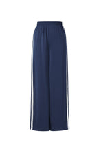 Sportieve broek met satijnen look